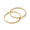 Brass Link Rings KK-M128-02G-2