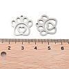 Non-Tarnish 201 Stainless Steel Pendants STAS-A090-27P-3