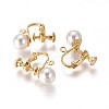 316 Surgical Stainless Steel Clip-on Earring Findings IFIN-WH0051-22G-1-2