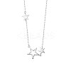 SHEGRACE Rhodium Plated 925 Sterling Silver Pendant Necklace JN729A-1