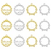 32Pcs 4 Styles Rack Plating Alloy Pendants FIND-FH0006-94-1