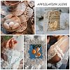 Lace Trim Nylon Ribbon for Jewelry Making ORIB-L005-35-3