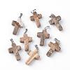 Natural Picture Jasper Pendants G-J354-07-1
