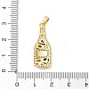 Brass Pave Cubic Zirconia Pendants KK-U062-62G-3