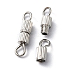 20 Sets Brass Screw Clasps IFIN-YW0001-57P-2