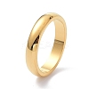 4mm Polished Plain Dome Finger Ring for Girl Women RJEW-C012-06E-G-3