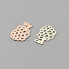 Fruit Style Brass Cabochons MRMJ-WH0003-08J-G-1