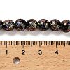 Handmade Dichroic Foil Glass Beads Strands DICH-U001-02J-4