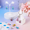 20Pcs 5 Colors Polymer Clay & Glass Rhinestone Pendants FIND-TA0004-83-6