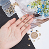 32Pcs 16 Style Brass Micro Pave Cubic Zirconia Pendants KK-PH0001-80-5