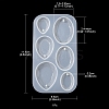 DIY Teardrop Pendant Silicone Molds DIY-YW0006-68-4