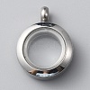 304 Stainless Steel Locket Pendants STAS-WH0044-13A-P-1