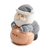 Christmas Theme Resin Figurine Statues for Home Office Desktop Decoration DJEW-M017-02B-02-1