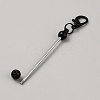 Spray Printed Alloy Bar Beadable Pendant Decorations for Jewelry Making DIY Crafts KEYC-WH0025-684P-06-2
