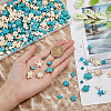 426Pcs 12 Styles Dyed Synthetic Turquoise Beads G-DC0001-41-3
