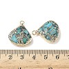 Dyed Synthetic Imperial Jasper Pendants G-D337-01G-3
