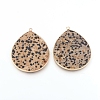 Natural Dalmatian Jasper Pendants G-E526-01J-2