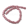 Fish Dyed Natural Lava Rock Beads Strands G-O126-01A-12-2