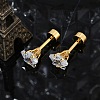 Star Glass Ear Fake Plugs EJEW-H105-23G-C-3