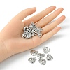 20Pcs Tibetan Style Halloween Pumpkin Jack-O'-Lantern Alloy Pendants TIBEP-YW0001-43AS-4
