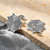 304 Stainless Steel Stud Earrings for Women EJEW-M089-03P-4