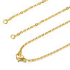 304 Stainless Steel Cable Chain Necklace Making STAS-T040-PJ208-2-54-1