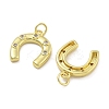 Brass Micro Pave Cubic Zirconia Pendants KK-U060-23G-03-2