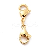 304 Stainless Steel Double Lobster Claw Clasps STAS-E178-01B-G-1