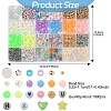 DIY Luminous Acrylic & Plastic Beads Stretch Bracelets Making Kits DIY-YW0011-66-2