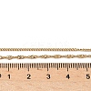 304 Stainless Steel Singapore Chain Double Layered Necklaces for Women NJEW-U050-02B-G-5