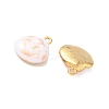 304 Stainless Steel Enamel & Glitter Powder Pendants STAS-Q119-04G-04-2