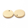 PVD Vacuum Plating 304 Stainless Steel Stamping Blank Tag Charms X-STAS-G215-11G-2