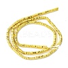 Electroplated Synthetic Non-magnetic Hematite Beads Strands G-I360-S01-01-2