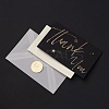 Paper Thank You Greeting Cards with Envelopes and Paperboard DIY-F069-01H-2