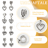32Pcs 4 Styles  Tibetan Style Alloy European Dangle Charms FIND-UN0015-62-4