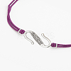 40Pcs 2 Colors Tibetan Style Alloy S-Hook Clasps FIND-LP0008-34-3