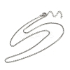 304 Stainless Steel Cross Pendant 3 Layer Necklaces for Women LS-NJEW-F343-02P-6