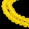 Transparent Glass Beads Strands X-EGLA-A034-T10mm-MD17-5