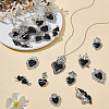 20Pcs 10 Sytyles Alloy Enamel Pendants ENAM-ME0001-11-4