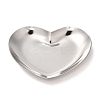 Non-Tarnish Heart 430 Stainless Steel Jewelry Display Plate STAS-P289-02P-1