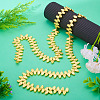 130Pcs 2 Strands Electroplate Glass Beads Strands EGLA-TA0013-56A-5