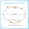 1pc Adjustable Nylon Cord Slider Bracelets for Women BJEW-LP0001-33Q-G-2