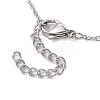 304 Stainless Steel Round Cabochon Setting Bracelets BJEW-JB11089-02-4