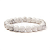 SUNNYCLUE Natural Howlite Round Beads Stretch Bracelets BJEW-PH0001-8mm-08-2