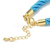 5MM Nylon Twisted Cord Necklace Making FIND-G096-01G-07-2
