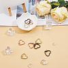 9Pcs 3 Colors Alloy Screw Carabiner Lock Charms FIND-DC0005-63-4