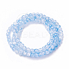 Spray Painted Glass Beads Strands GLAA-A038-B-71-2