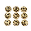 Tibetan Style Alloy Caps LS-GLF1235Y-NF-1
