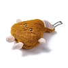 Cute Cartoon Plush Cloth Pendant Decoration HJEW-K048-01A-2