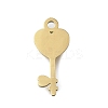 304 Stainless Steel Charms STAS-U041-07G-1